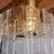 Transparent 1970s Mid-Century Modern Brass-Murano Glass Chandelier For Sale - Image 8 of 11