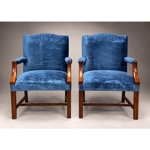 Early 19th Century Early 19th Century English Regency Armchairs For Sale - Image 5 of 8