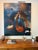 Oil on canvas painting by French artist Pierre Passani entitled "Charon", inspired by the passage across the river Styx....