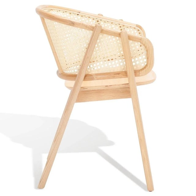 Not Yet Made - Made To Order Emmy Rattan Back Dining Chair - Natural For Sale - Image 5 of 11