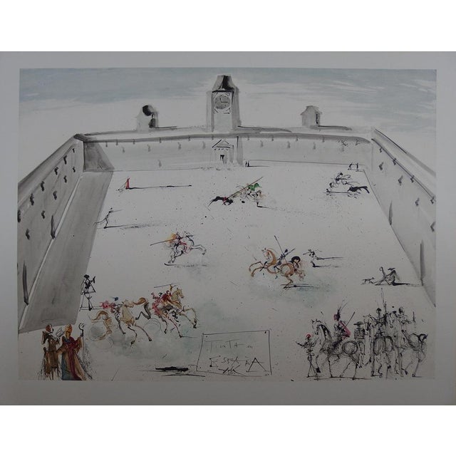 Salvador Dalí, Tempting in Spain, 1983, Lithograph For Sale
