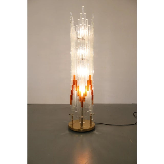 1960s Italian Glass Floor Lamp from Poliarte, 1960s For Sale - Image 5 of 17