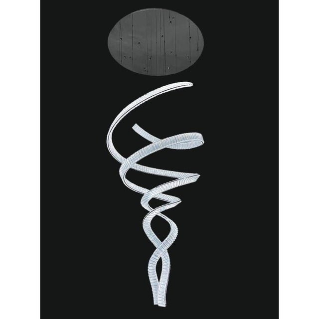 Collection orione 2.0 chandelier, metal and crystal, ncs 252/2/110 by jago dimensions: d 110 x h 200-320 cm materials:...