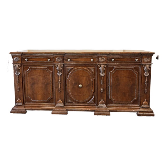 Francesco Molon Giemme Monumental French Louis XIV Style Sideboard For Sale