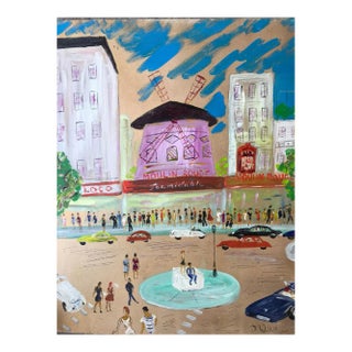 Wallis, Moulin Rouge, 2000s, Acrylic on Canvas, Framed For Sale