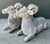 Vintage Monumental Distressed Hand Carved Rams - A Pair For Sale - Image 10 of 13