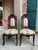Pair Antique French Dining Chairs Renaissance Carved Oak Black Forest C1880 For Sale - Image 14 of 18
