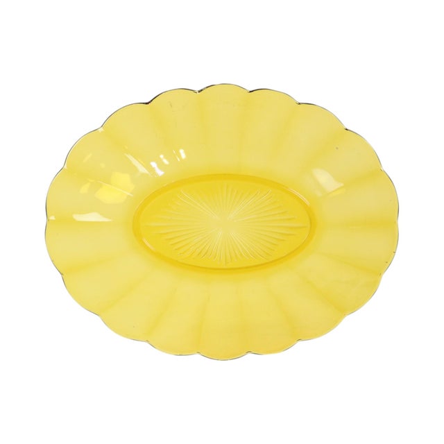 1930s Vintage Art Deco Fruit Bowl from Val Saint Lambert, 1935 For Sale - Image 5 of 18