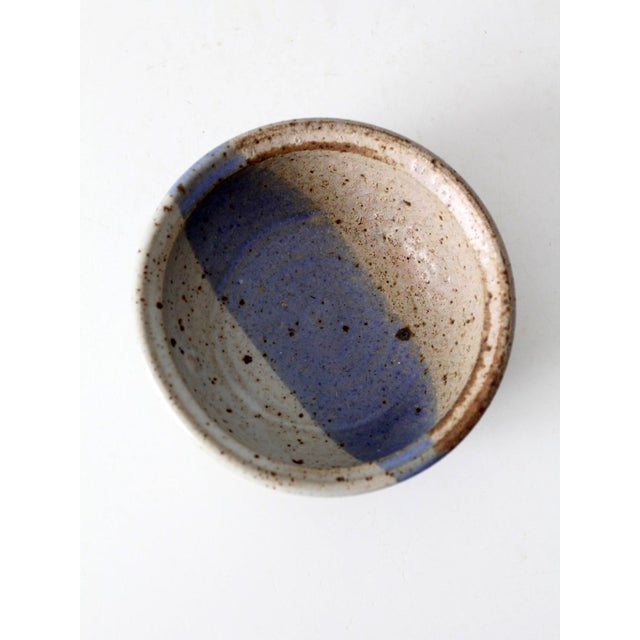 Vintage Handmade Studio Pottery Bowl For Sale - Image 9 of 14