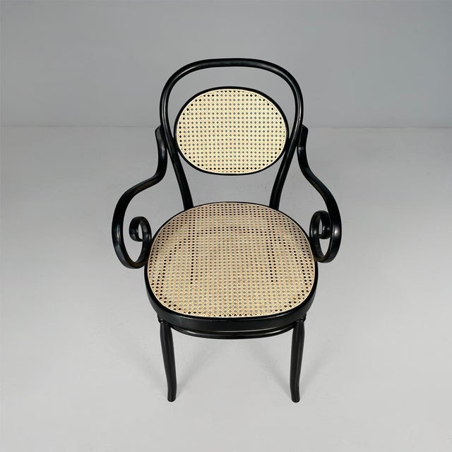 Beige Italian Chairs in Straw and Wood for Sautto and Liberale, 1930s, Set of 6 For Sale - Image 8 of 13
