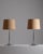 Pair of model BN 17 table lamps by Hans-Agne Jakobsson, Markaryd, Sweden, 1960s. This piece is attributed to the mentioned...
