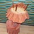 Pink Boudoir Armchair with Peplum Flounce and Box Pleat, 1988 For Sale - Image 8 of 10