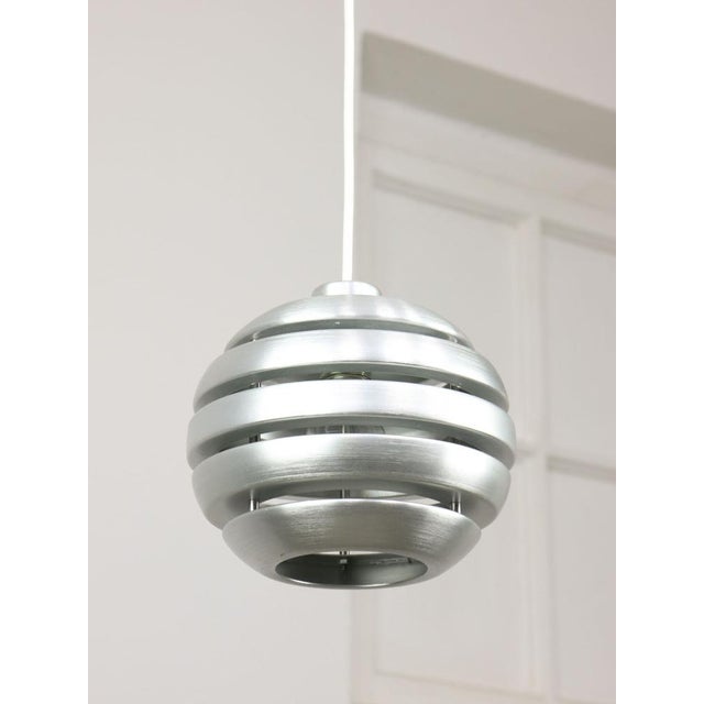 Vintage Italian Aluminum Beehive Pendant Lamp, 1980s For Sale - Image 18 of 18