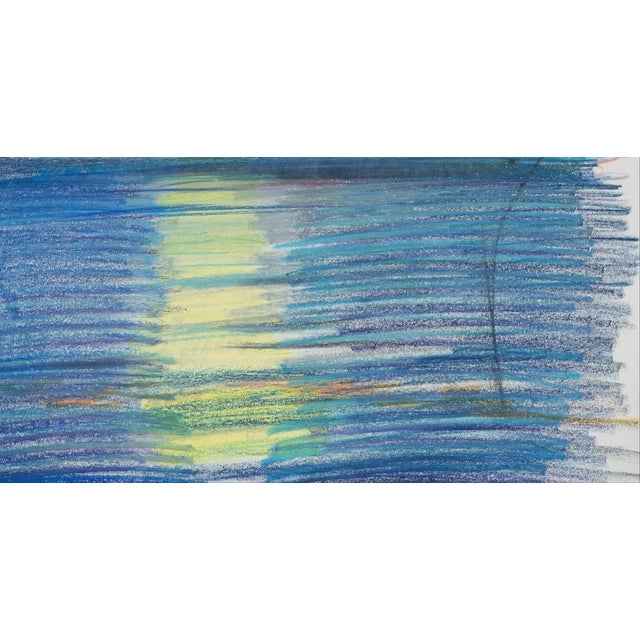 Camille Hilaire, Le soir sur la mer, Pastel on Paper For Sale - Image 4 of 6