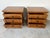 Mid-Century Modern 1970s Mid-Century Burl Wood Three-Drawer Nightstands – Pair For Sale - Image 3 of 13