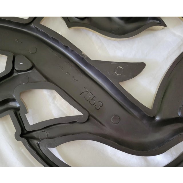 80s Syroco Gilted Flying Bird Wall Art Pair For Sale - Image 11 of 13