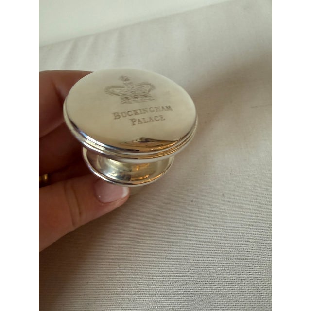 Vintage Buckingham Palace Silver Plated Wine Stopper. This piece is from the Royal Collection Trust Shop, part of the...