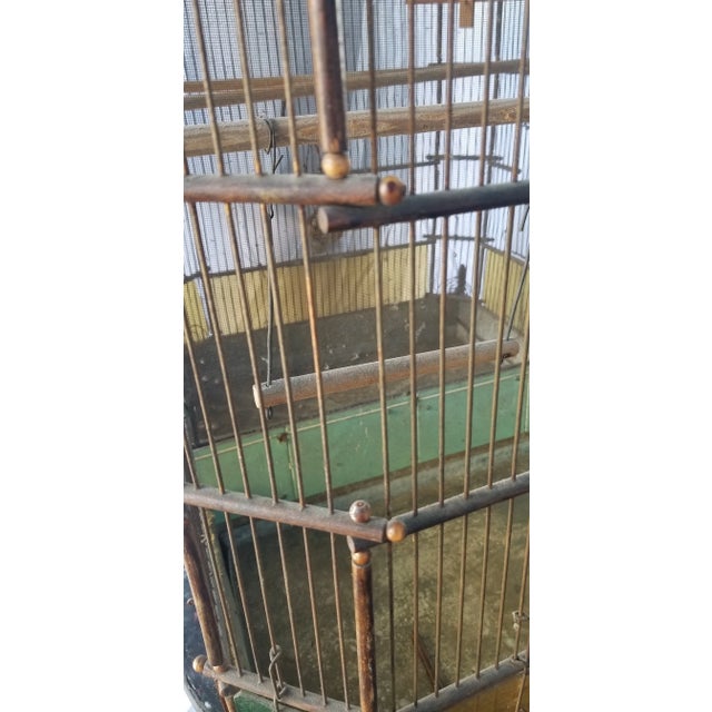 Antique English Victorian Birdcage For Sale - Image 4 of 12