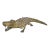 1940's Vintage Brass Crocodile Figurine For Sale