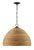Bronze Marigot Rattan Single-Light Dome Pendant For Sale - Image 8 of 8