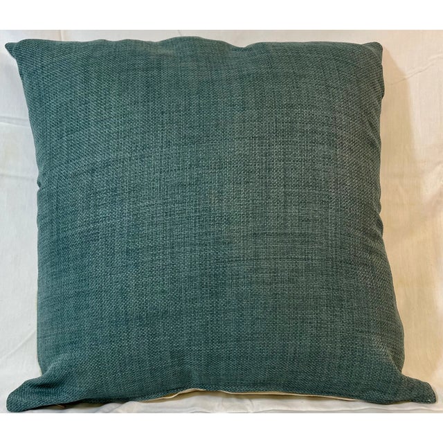 Cream 16" Square Decorative Pillow Adorned With a Striking Jack Russell Terrier Dog Portrait - Made in the U K For Sale - Image 8 of 11