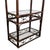 Brown Vintage Rattan Bamboo Etagere With Glass Shelves, Coastal Palm Beach Regency, 74" For Sale - Image 8 of 13