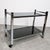 Vintage Chrome and Smoked Glass Trolley, 1970 For Sale - Image 4 of 7