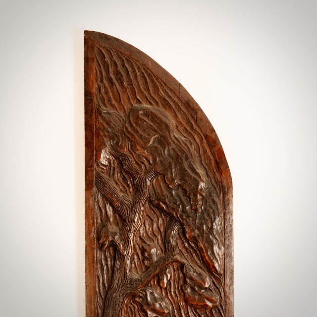 Carved Doors by Georges Lacombe, France, 1890, Set of 2 For Sale - Image 6 of 10