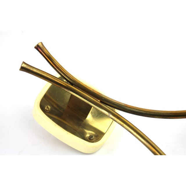 Metal Wall Sconces by Emil Stejnar for Rupert Nikoll, 1950s, Set of 2 For Sale - Image 7 of 11