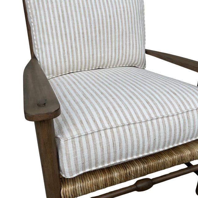 2020s Cr Laine June Rush Chair and Ottoman Set For Sale - Image 5 of 13