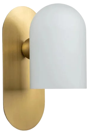 Odyssey SM Brass Wall Sconce by Schwung