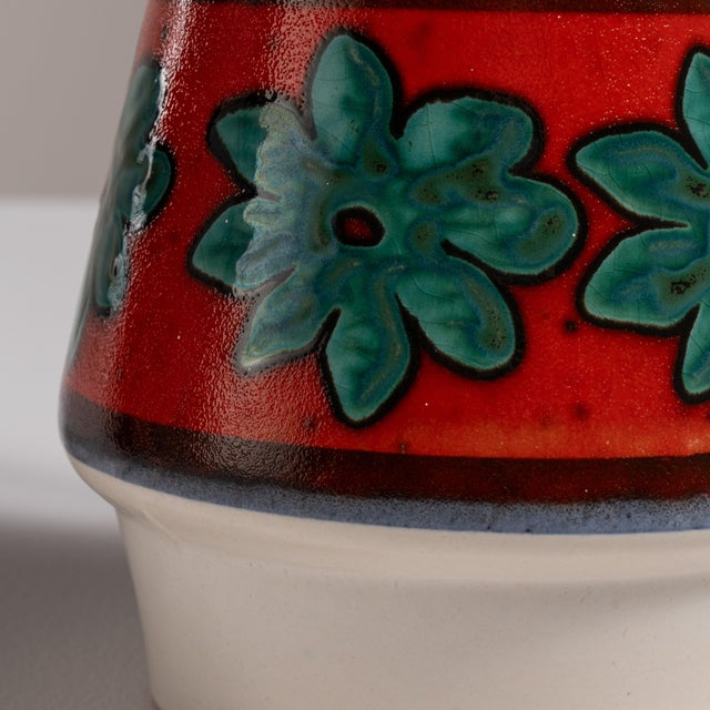 Mid 20th Century Germany White Ceramic Jar For Sale - Image 12 of 15