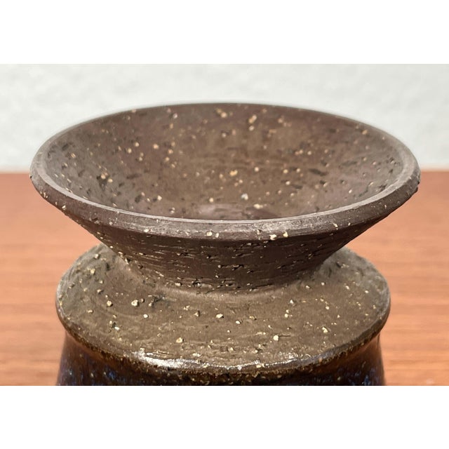1960s Mid-Century Modern Danish Studio Pottery 6310 Candleholder from Michael Andersen Keramik, Bornholm, 1960s For Sale - Image 5 of 11