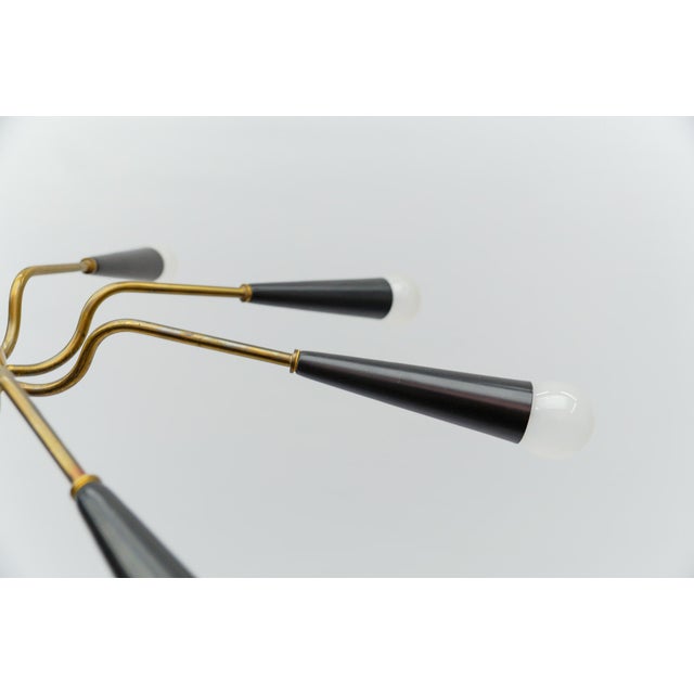 Vintage Sputnik Lamp in the style of Arteluce, 1950s For Sale - Image 13 of 15