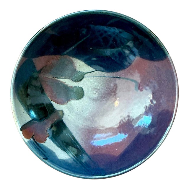 Vintage Boho Studio Pottery Bowl For Sale