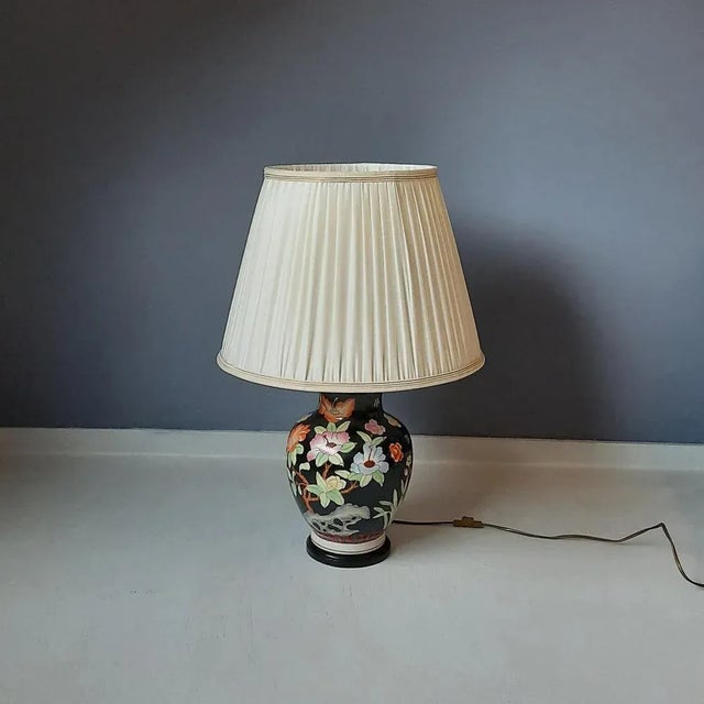 Asian Style Vase Lamp from Kullmann, 1980s For Sale - Image 3 of 12