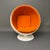 Ball Chair in White and Orange by Eero Aarnio for Asko, Finland, 1960s For Sale - Image 6 of 18