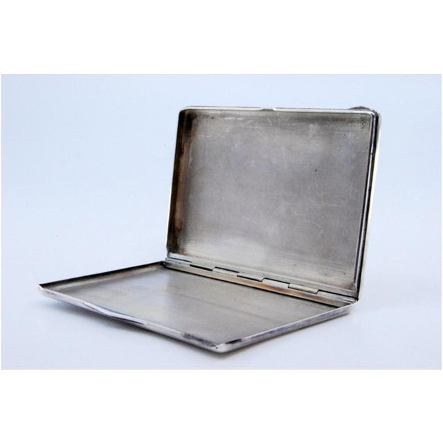 Fluted Silver Cardboard Box For Sale - Image 5 of 10
