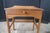 Vintage Oak Childs Childrens Schoolhouse Writing Desk Table & Chair For Sale - Image 11 of 12