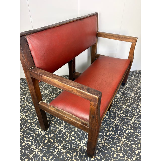20th Century West Yorkshire Police Station Bench, 1950s For Sale - Image 15 of 18