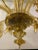 Amber Murano Glass Chandelier With Flowers and Leaves For Sale - Image 10 of 13