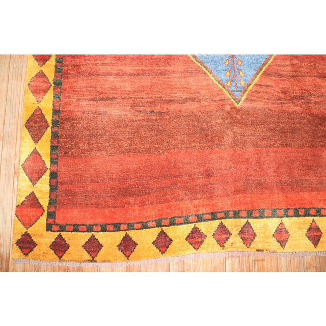 Late 20th Century Square Persian Gabbeh Rug - 6'5" x 6'6" For Sale - Image 17 of 18