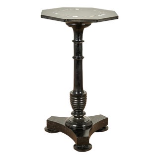 Antique Italian Inlaid Pietra Dura Stone Table or Stand For Sale