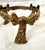 Vintage Brass Ribbon Bowl Display For Sale - Image 4 of 5