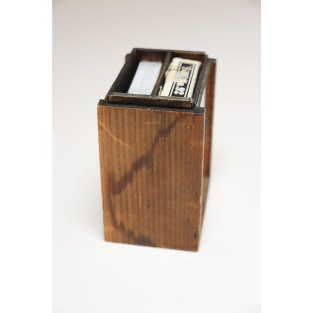 Vintage Polish Folk Art Hand-Painted Wooden Playing Card Holder by Irena Makowey For Sale - Image 9 of 12