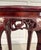 Vintage Chinese Rosewood & Mother-of-Pearl Inlaid Pedestal Stand For Sale - Image 12 of 12
