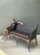 Vintage Leather Cushion Cane Settee For Sale - Image 15 of 17