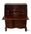 1960s Vintage Maddox Chippendale Style Mahogany Serpentine Drop Front Secretary Desk For Sale - Image 5 of 12