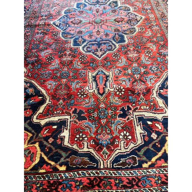 Antique Persian Bidjar Rug For Sale - Image 4 of 9