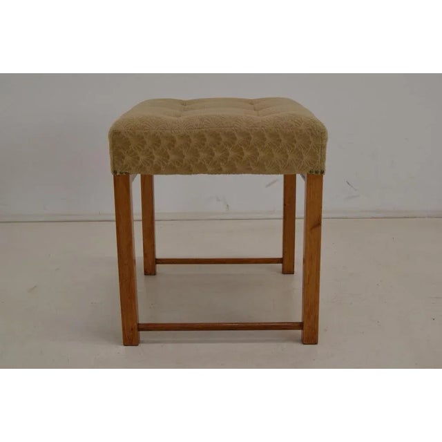 Wood Mid-Century Footstool, 1960s For Sale - Image 7 of 9